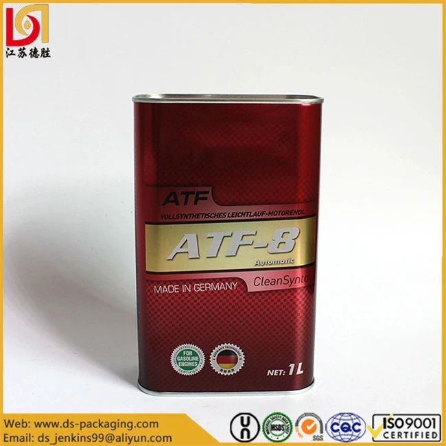 1 Liter Car Oil Tin Cans