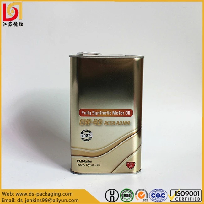 1L Tin Cans For Oil