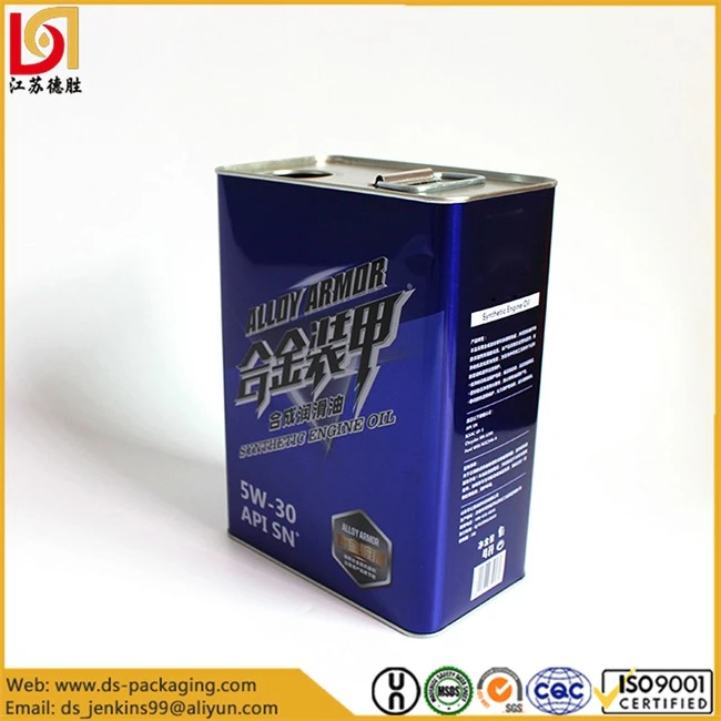 4 Liter Gallon Tin Can
